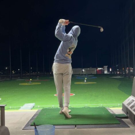 Brother go to Top Golf