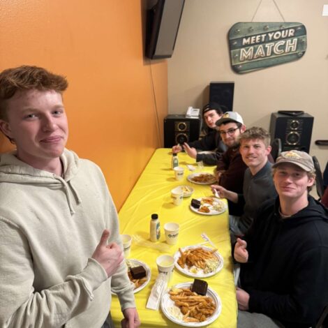 Brothers supporting Farmhouse