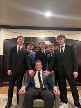 Epsilon Delta initiates 5 new brothers!