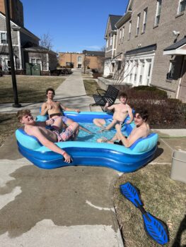 Brothers Enjoy the Warm Weather