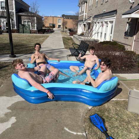 Brothers Enjoy the Warm Weather