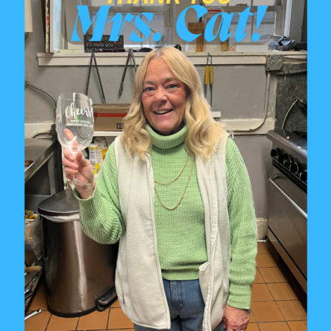 Thank you Mrs. Cat- 20 Years at Gamma Sigma
