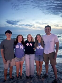 Phi Mu x ATO at the beach