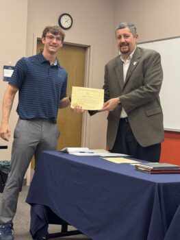 ATO Brother Inducted into Honor Society