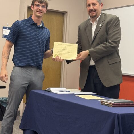 ATO Brother Inducted into Honor Society