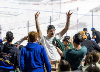 Brothers at Fargo Force game