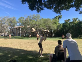 Front yard Wiffle ball