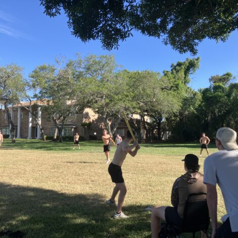Front yard Wiffle ball
