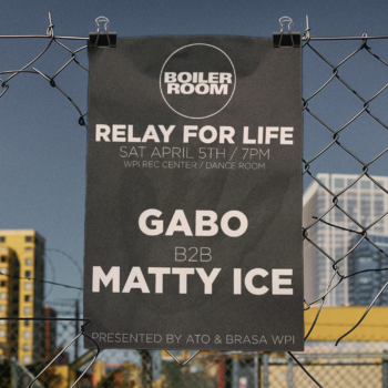 BRASA x ATO Boiler Room- Supporting Relay for Life