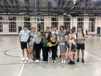 Brothers Play Volleyball with Alpha Xi Delta