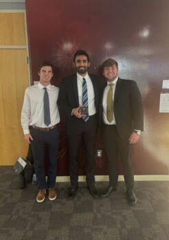 Jamie win WPI Fraternity Man of the Year!