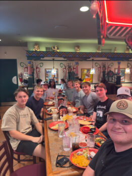 Brothers get Back to School Dinner