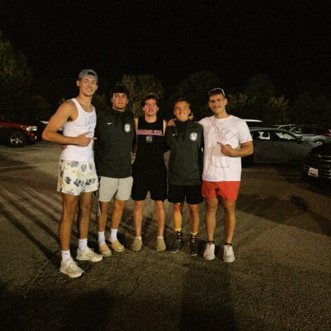 Brothers come out to support Brothers on Mens Soccer Team
