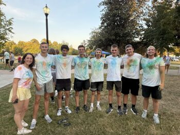 Brothers Participating In ASA Color Run - After