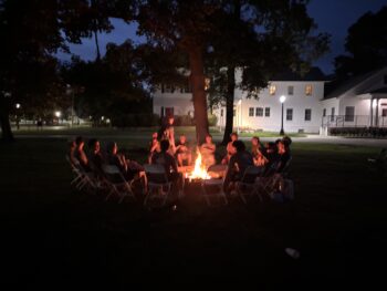 Beta Kappa Brothers Host a Bonfire for Potential New Members