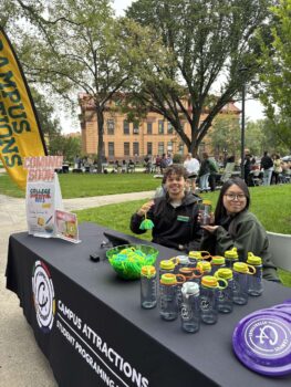 Brother Aho Represents Campus Attractions!