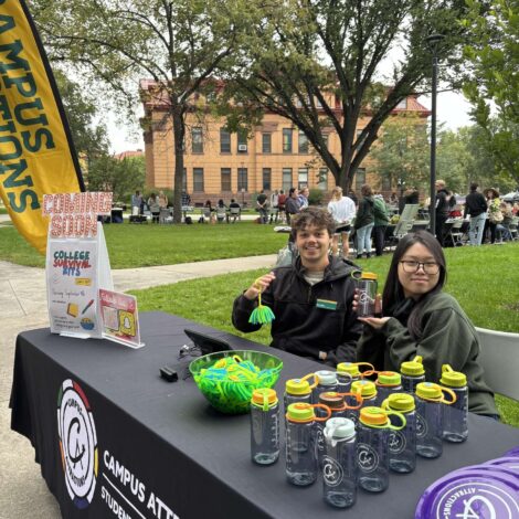 Brother Aho Represents Campus Attractions!