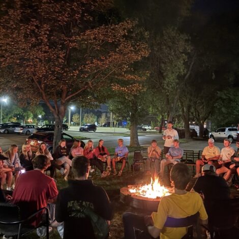 ATO and AGD Have a Super Chill Bonfire!