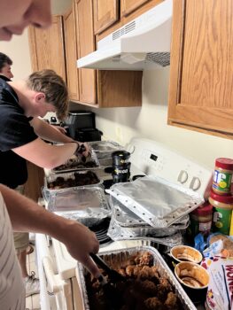 Brothers host dinner for recruitment