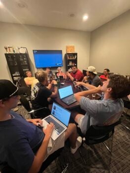 Brothers hold weekly exec meeting