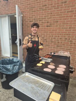 Brother McCutcheon Grills for His Brothers