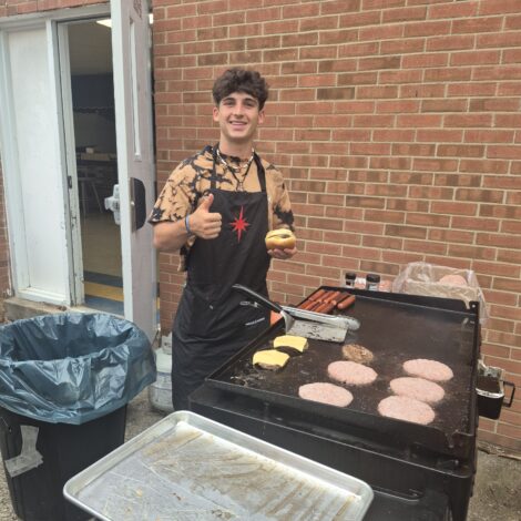 Brother McCutcheon Grills for His Brothers