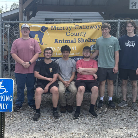 Brothers Volunteering at Murray-Calloway County Animal Shelter