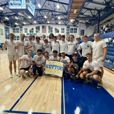 Beta Rho Supports Marietta Volleyball