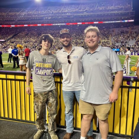 Brothers go to LSU vs WKU game