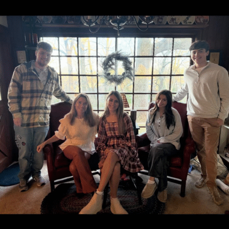 Brother spends thanksgiving with his Alpha Omega Pi wife