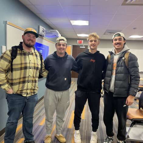 Brothers attend monthly Order of Omega meeting
