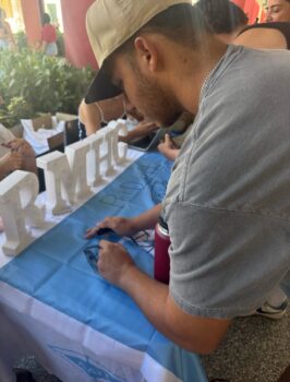 sign the flag for RMHC