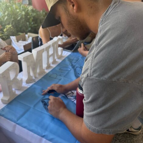 sign the flag for RMHC