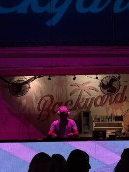 DJ Fly night at backyard