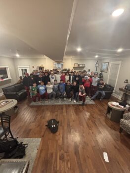 Brothers celebrate first secret Santa