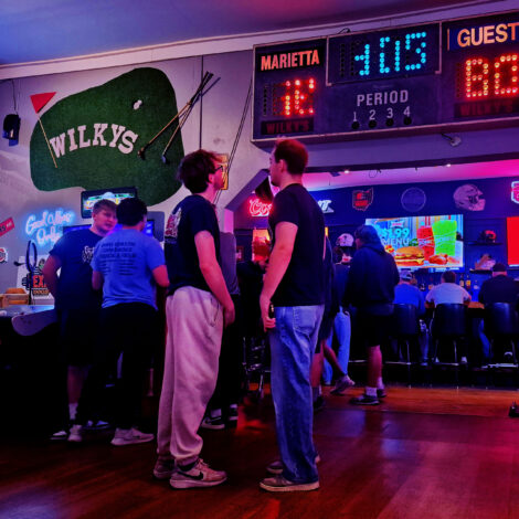 Brothers Spend Quality Time with a Meal Together Before Volleyball