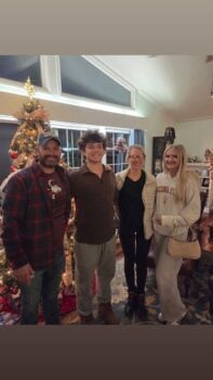 New member Levi celebrates the holiday season