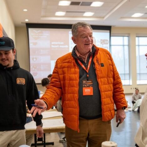 Brother Bigelow & BGSU Pres. Rodney Rogers