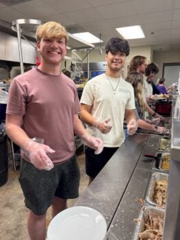 Helping Serve!