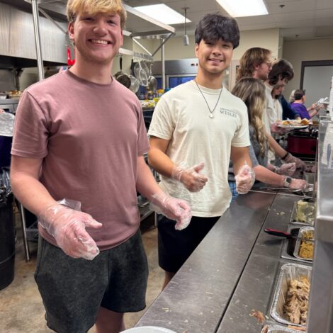 Helping Serve!