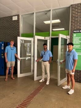 True Blue Door Holding