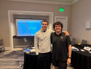Zeta Alpha Brothers attend ATO Exchange