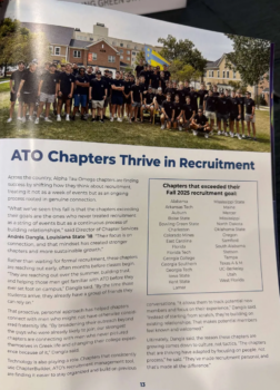 Epsilon Kappa Featured in National Newsletter