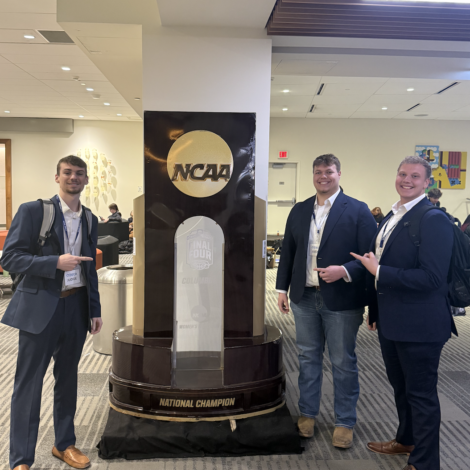 Brothers and the National Championship Trophy
