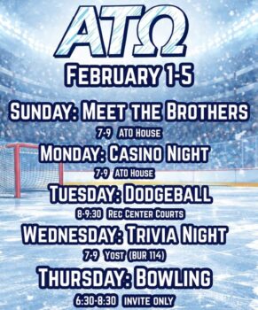 Spring Rush Schedule