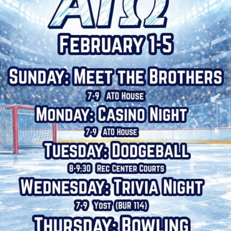 Spring Rush Schedule