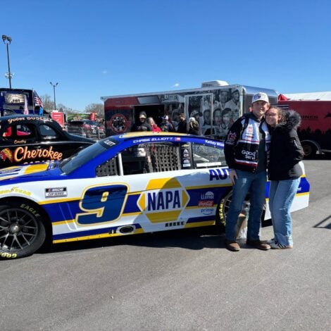 Brother Thompson at NASCAR