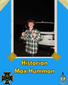 Maxwell Hummon Gets Historian of the Kappa Lambda Chapter!!!!