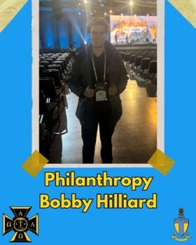 Bobby Gets Philanthropy Position of the Kappa Lambda Chapter!!