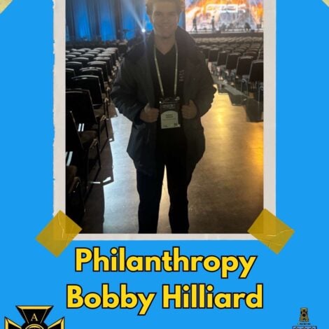 Bobby Gets Philanthropy Position of the Kappa Lambda Chapter!!